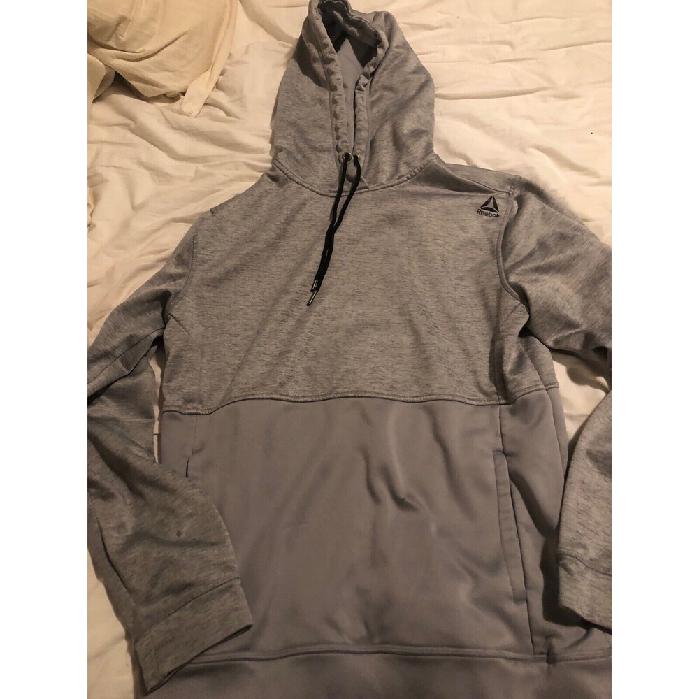 Reebok Gray Pullover Hoodie Men's‎ Size Small
